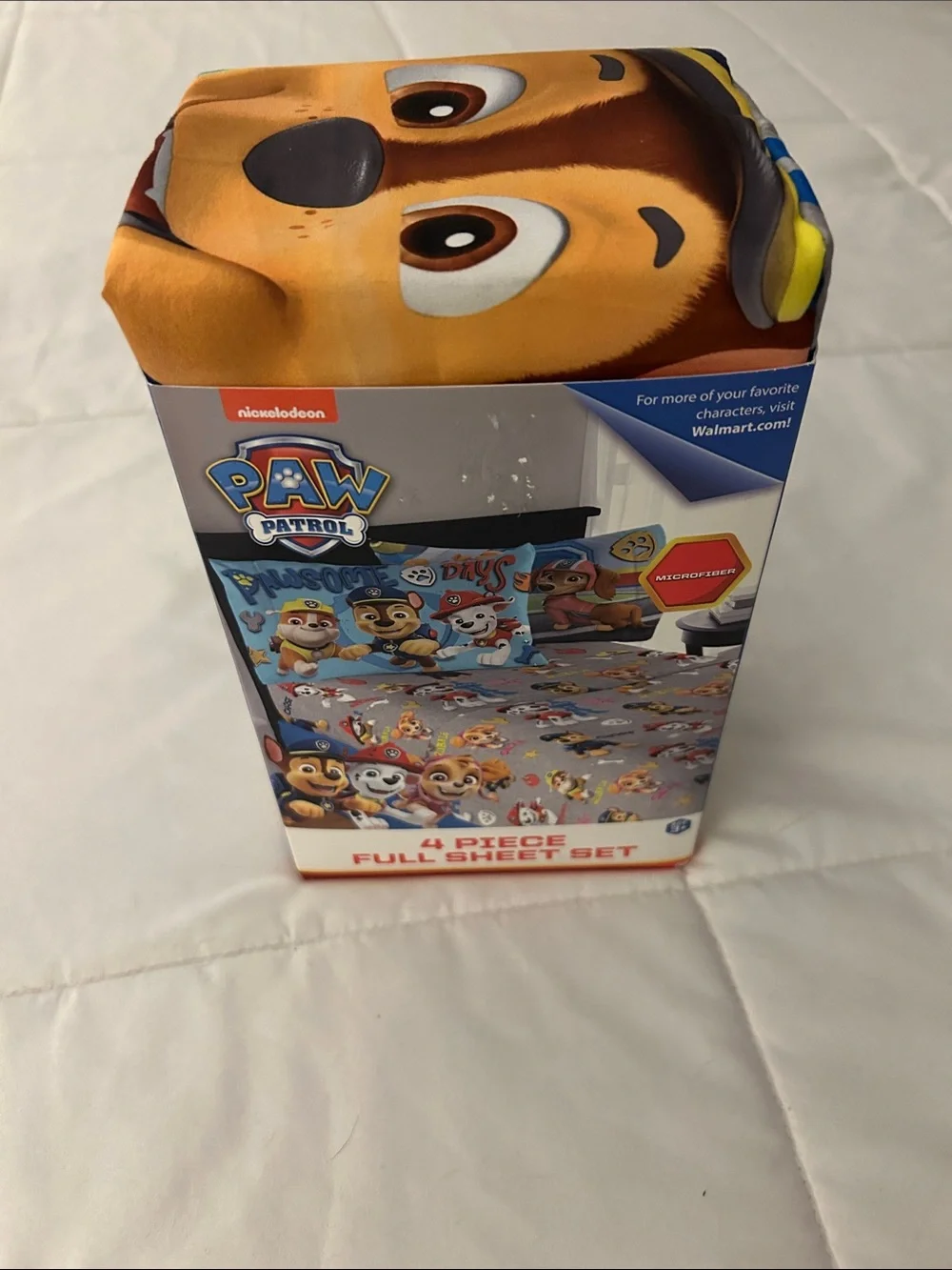 Paw Patrol Orange and Blue Character Full Sheet Set